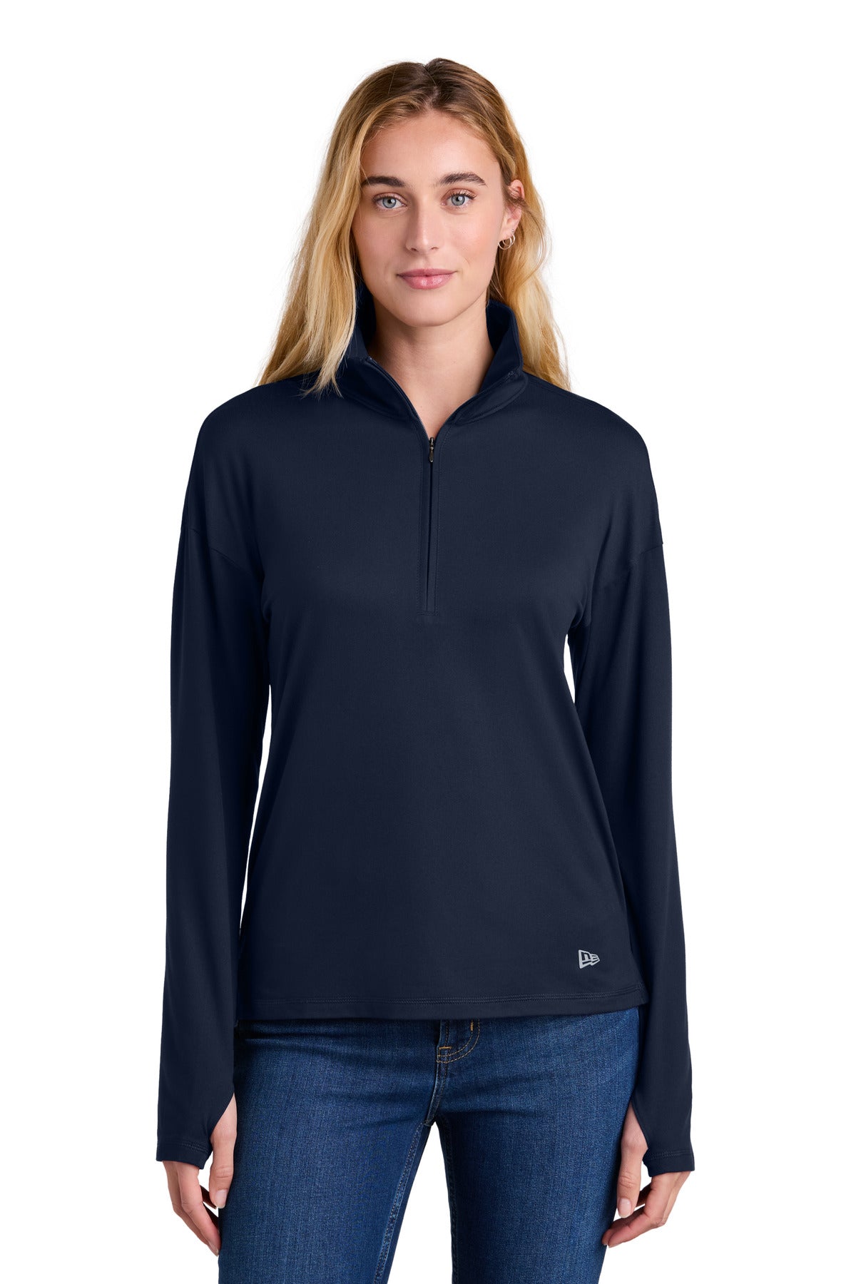 Custom Embroidered - New Era® Women's Power 1/2-Zip LNEA228