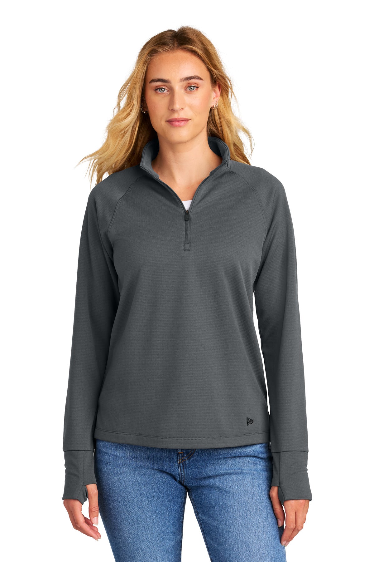 Custom Embroidery - New Era ®  Women's Stand Out 1/4-Zip LNEA515
