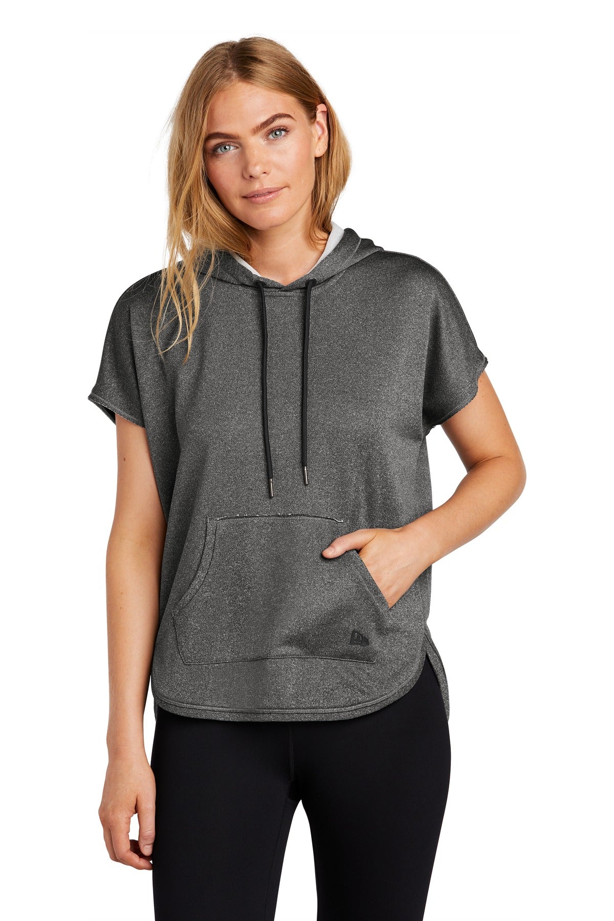 Custom Embroidery - New Era  ®  Women's Performance Terry Short Sleeve Hoodie LNEA533