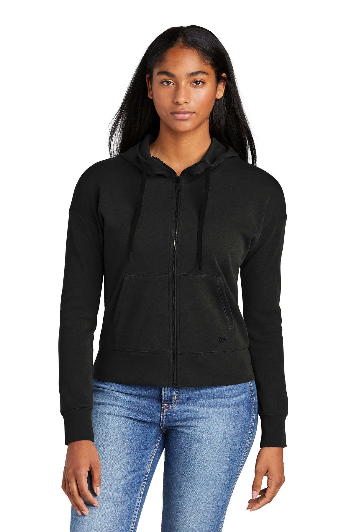 Custom Embroidered - New Era® Women's STS Full-Zip Hoodie LNEA540