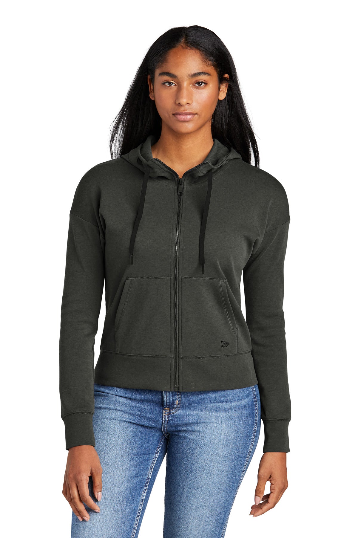 Custom Embroidered - New Era® Women's STS Full-Zip Hoodie LNEA540