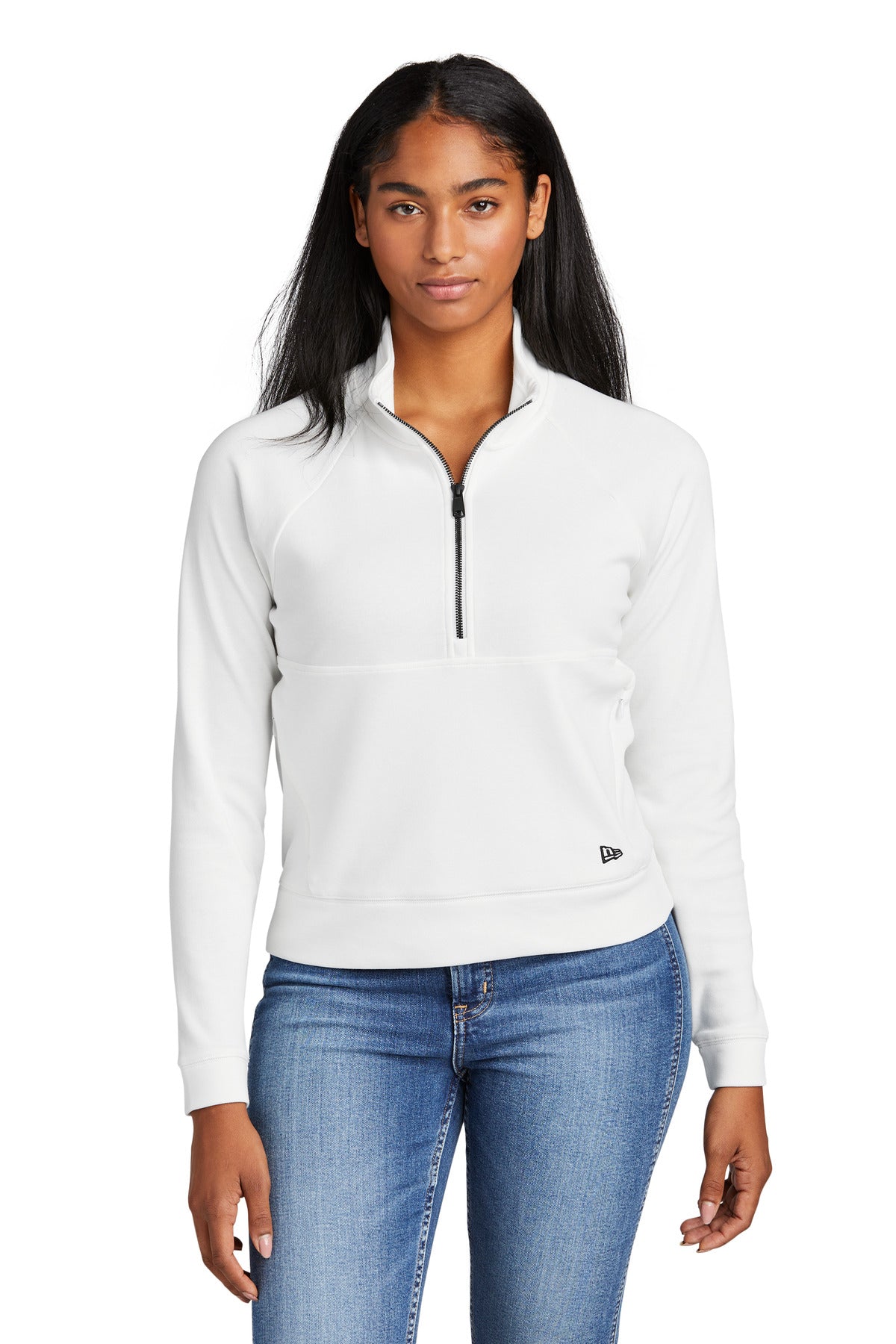 Custom Embroidered - New Era® Women's STS 1/2-Zip LNEA541