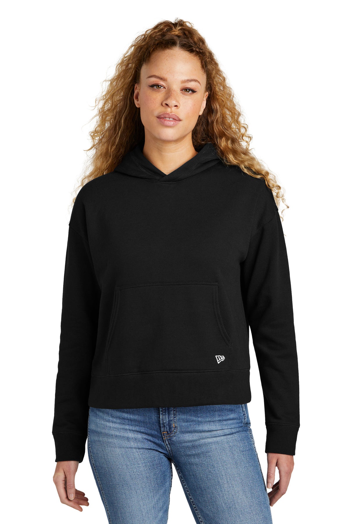 Custom Embroidery - New Era ®  Women's Comeback Fleece Pullover Hoodie LNEA550