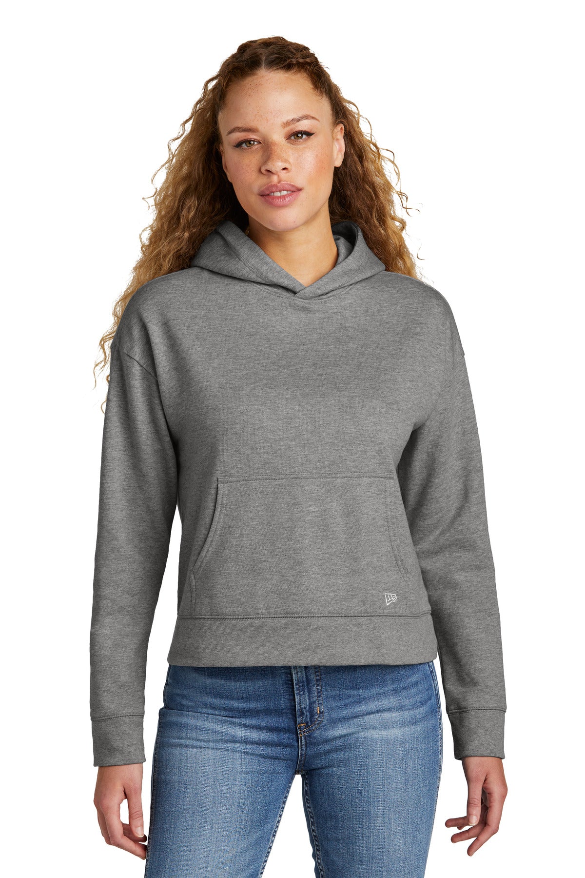 Custom Embroidery - New Era ®  Women's Comeback Fleece Pullover Hoodie LNEA550