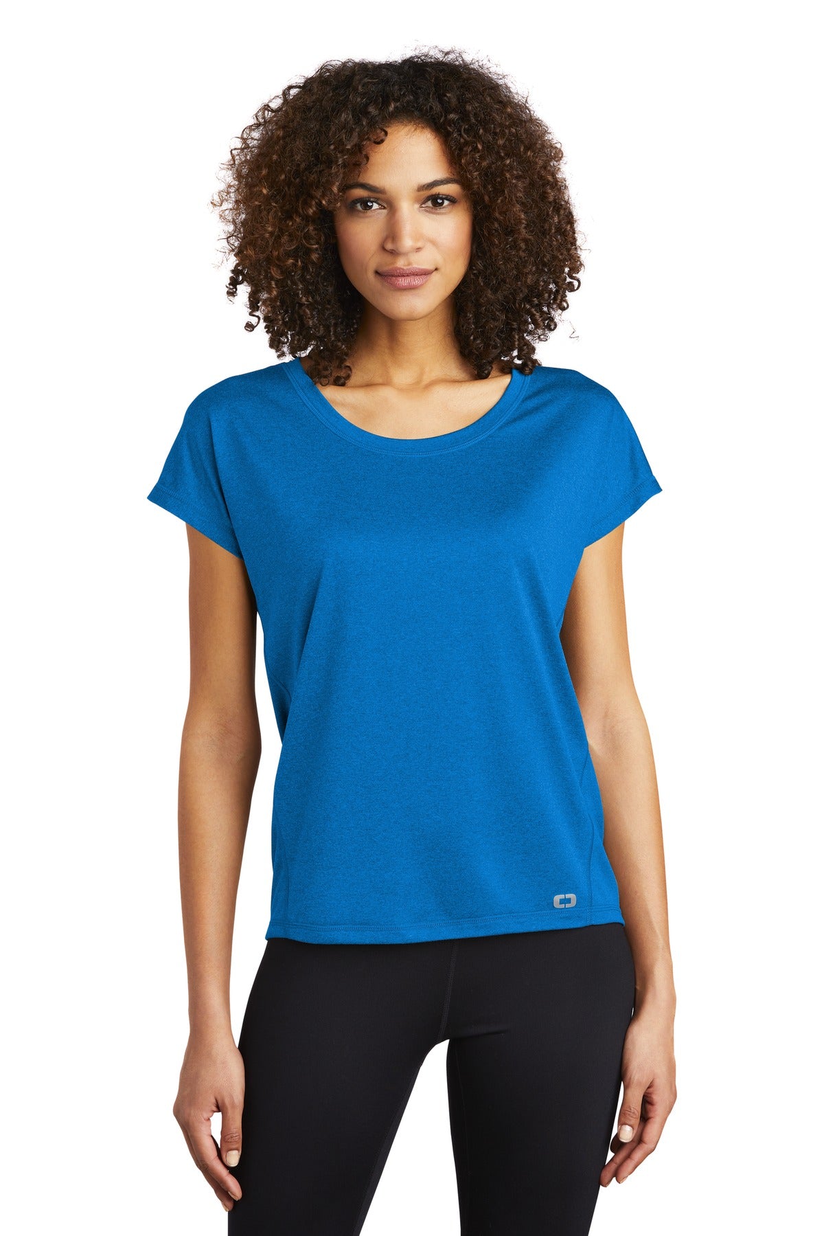 Custom Embroidered or DTF Print on OGIO  ®  Women's Pulse Dolman Tee LOE324