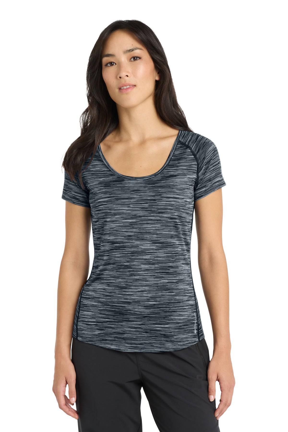Custom Embroidered or DTF Print on OGIO  ®  Women's Verge Scoop Neck. LOE326
