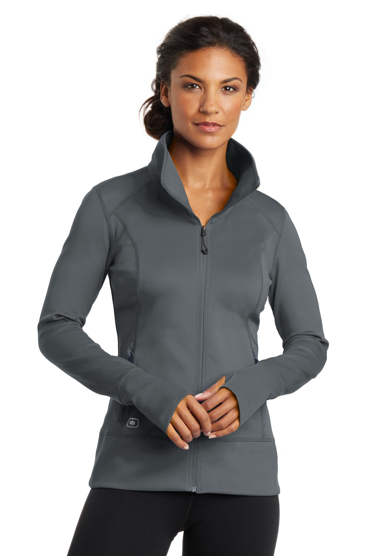 Custom Embroidered or DTF Print on OGIO ®  Women's Fulcrum Full-Zip. LOE700