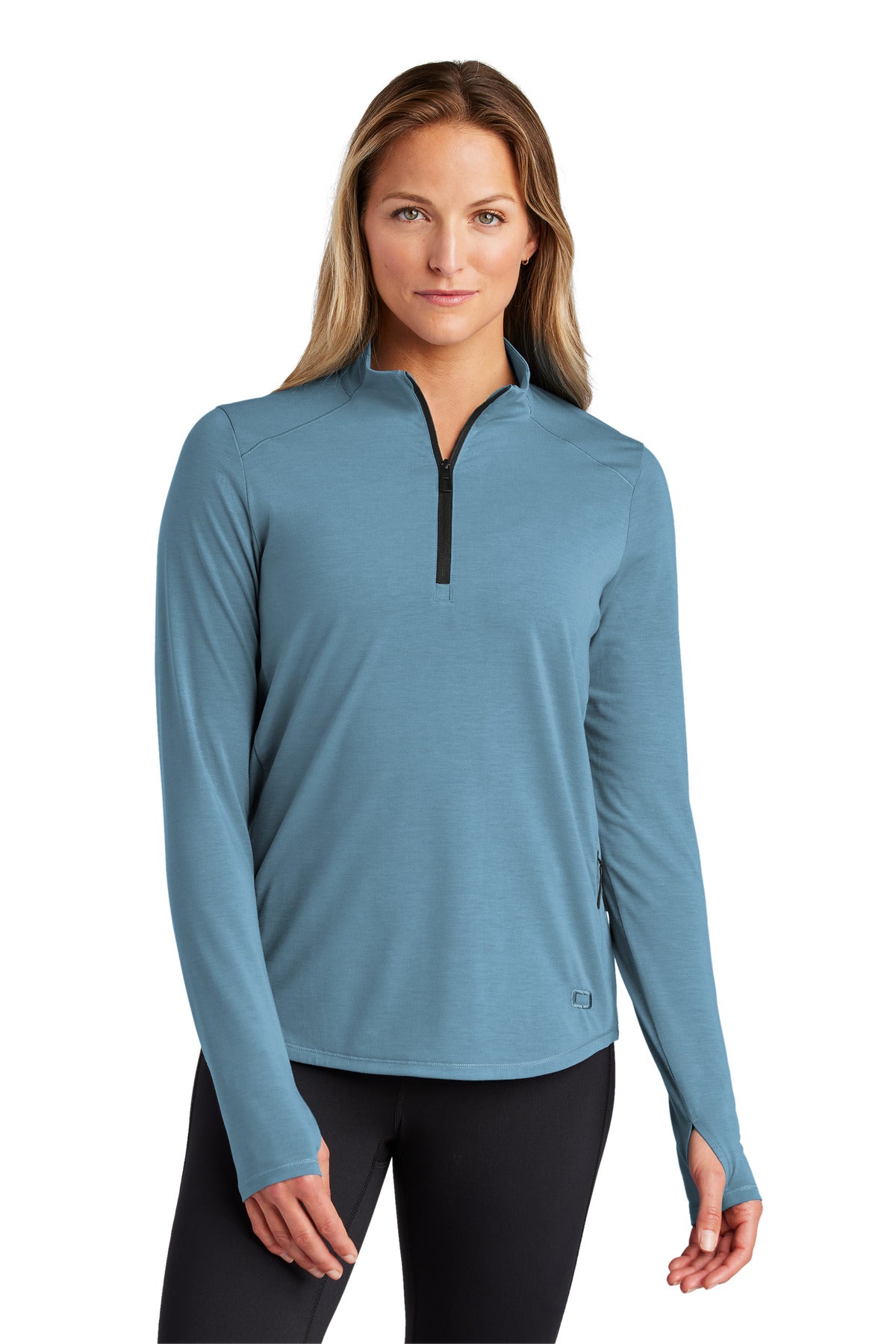 Custom Embroidered or DTF Print on OGIO ®  Women's Motion 1/4-Zip LOG153