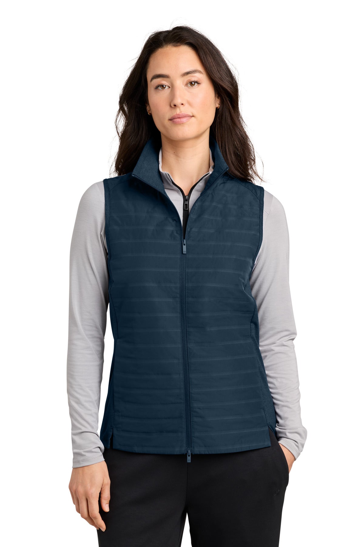 Custom Embroidery or DTF Print - OGIO ®  Women's Driveline Hybrid Vest LOG761