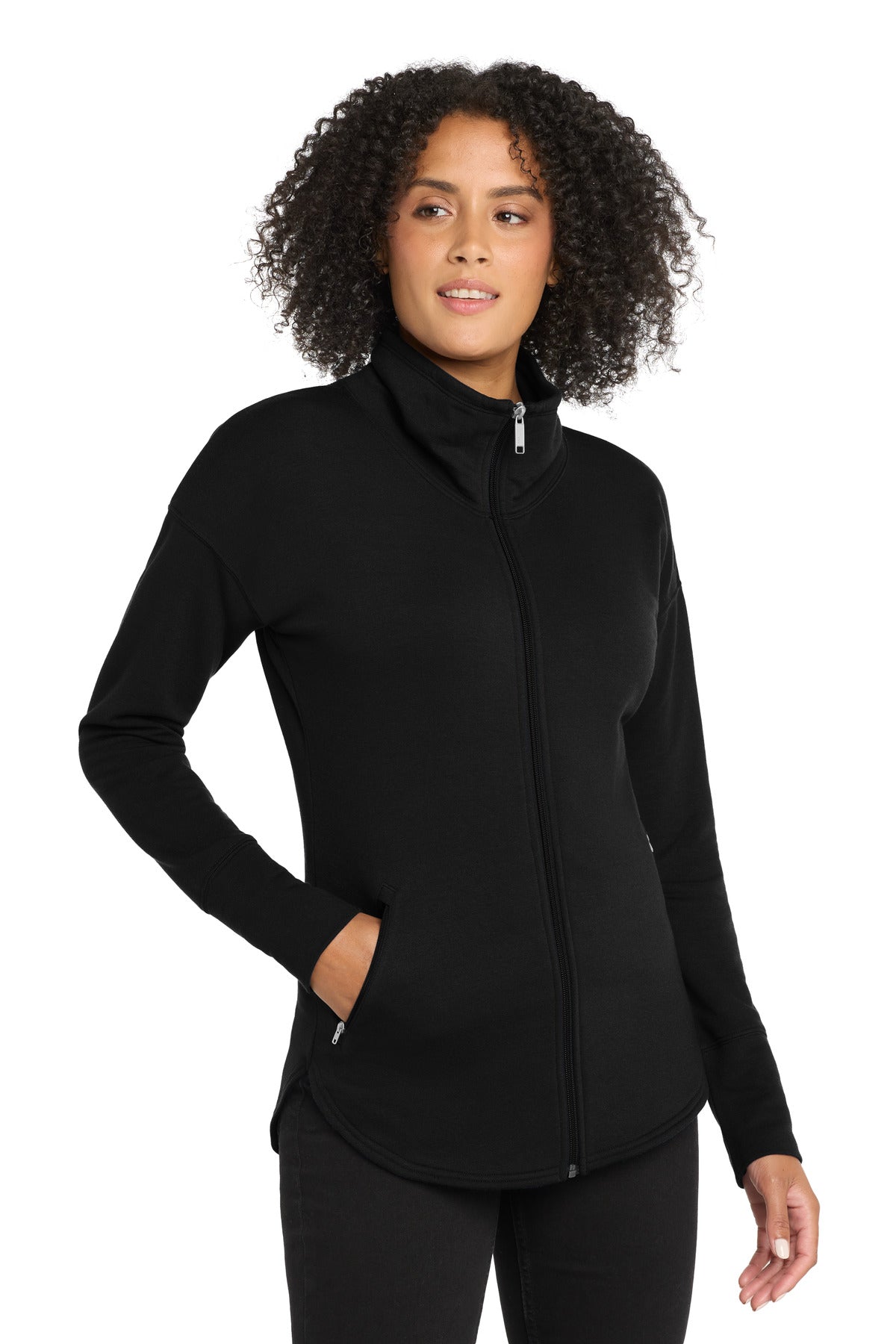 Custom Embroidery or DTF Print - OGIO  ®  Women's Luuma Full-Zip Fleece. LOG812