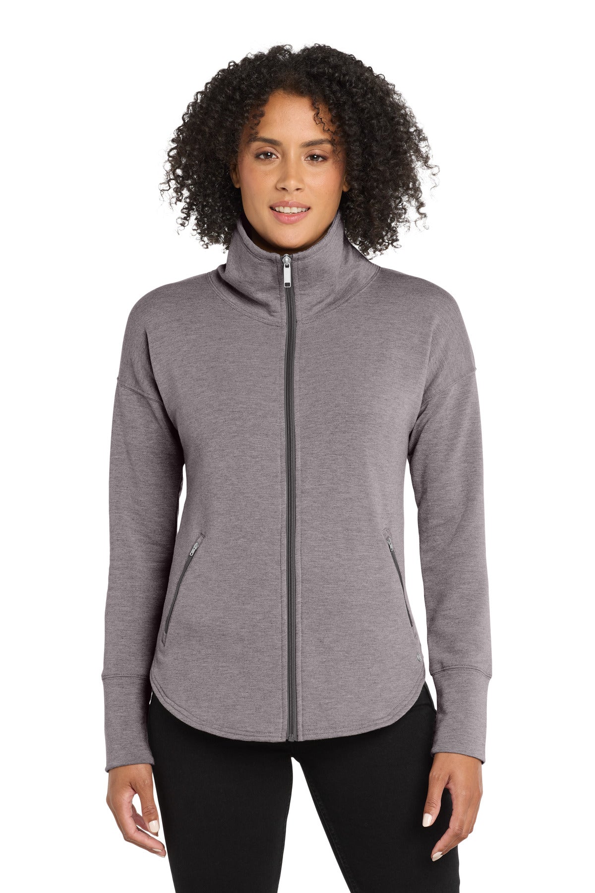 Custom Embroidery or DTF Print - OGIO  ®  Women's Luuma Full-Zip Fleece. LOG812