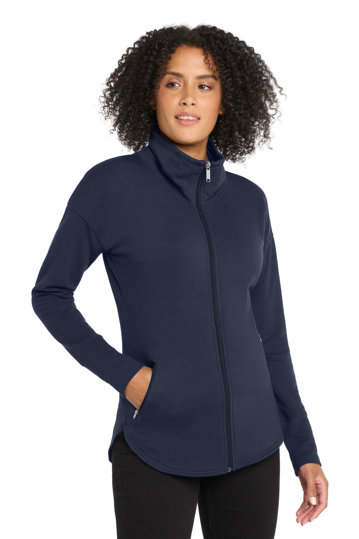 Custom Embroidery or DTF Print - OGIO  ®  Women's Luuma Full-Zip Fleece. LOG812