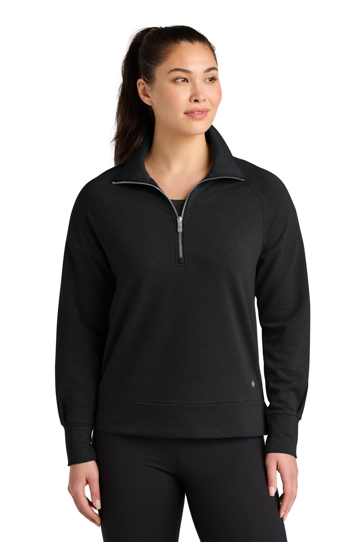 Custom Embroidered or DTF Print on OGIO ®  Women's Luuma 1/2-Zip LOG814