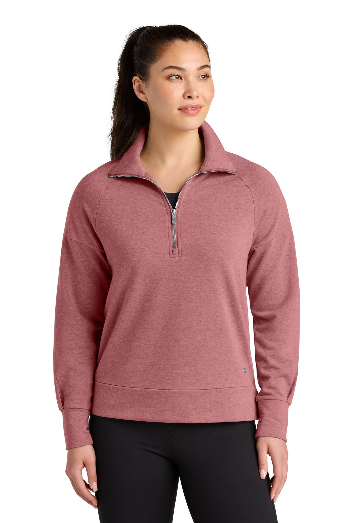 Custom Embroidered or DTF Print on OGIO ®  Women's Luuma 1/2-Zip LOG814
