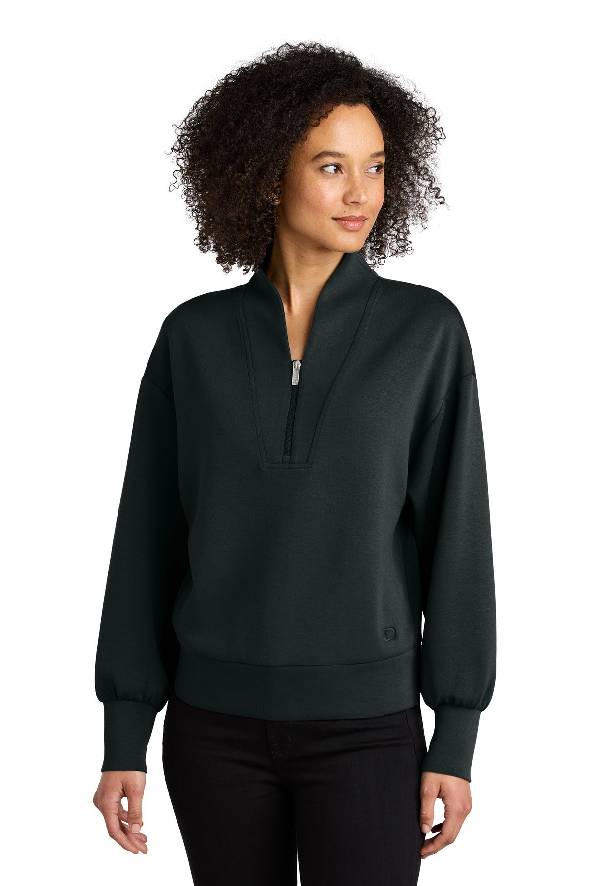 Custom Embroidered or DTF Print on OGIO ®  Women's Transcend 1/4-Zip LOG861