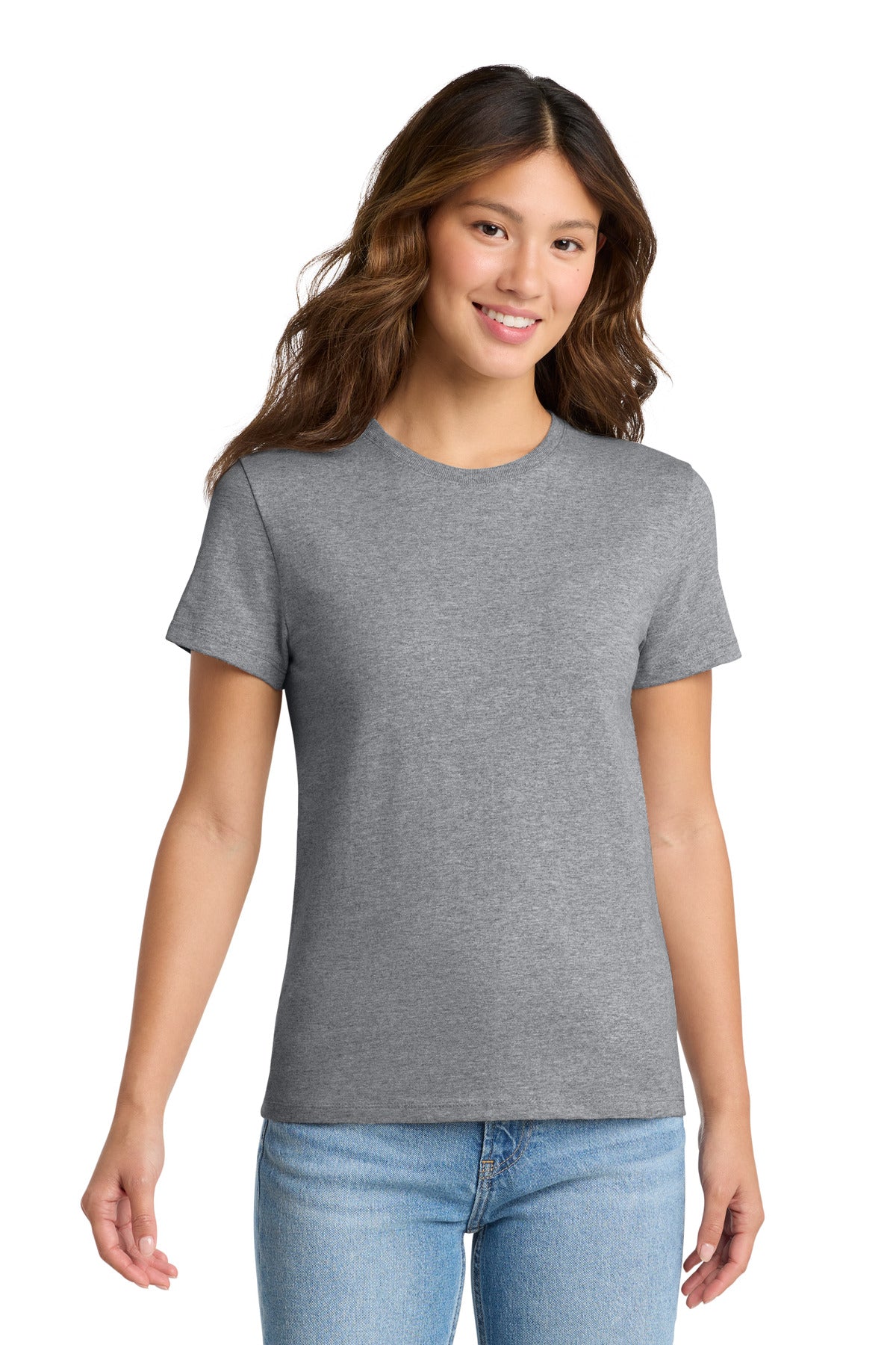 Custom Embroidery or DTF Print - Port & Co ®  Women's Essential Tee. LPC61