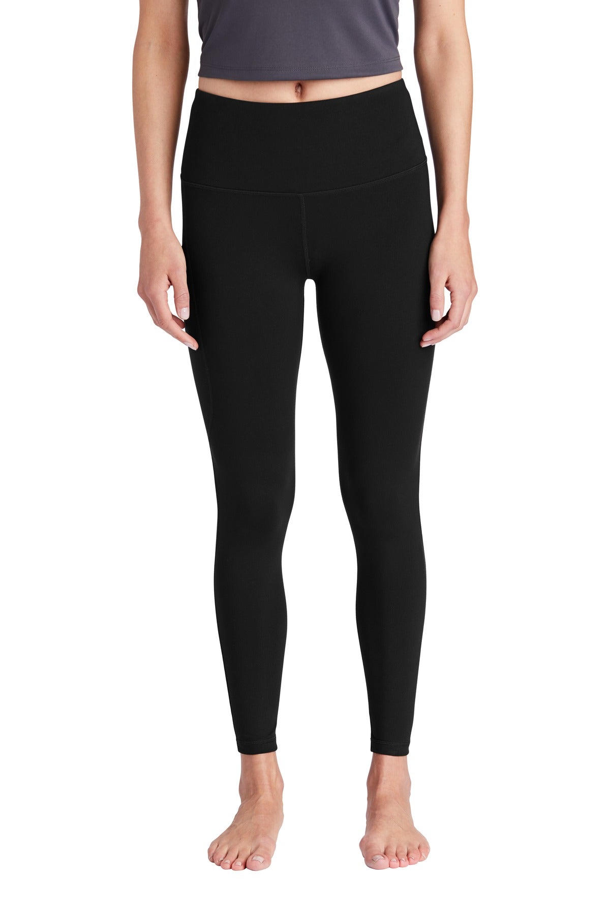 Custom Embroidery or DTF Print - Sport-Tek  ®  Women's High Rise 7/8 Legging LPST891