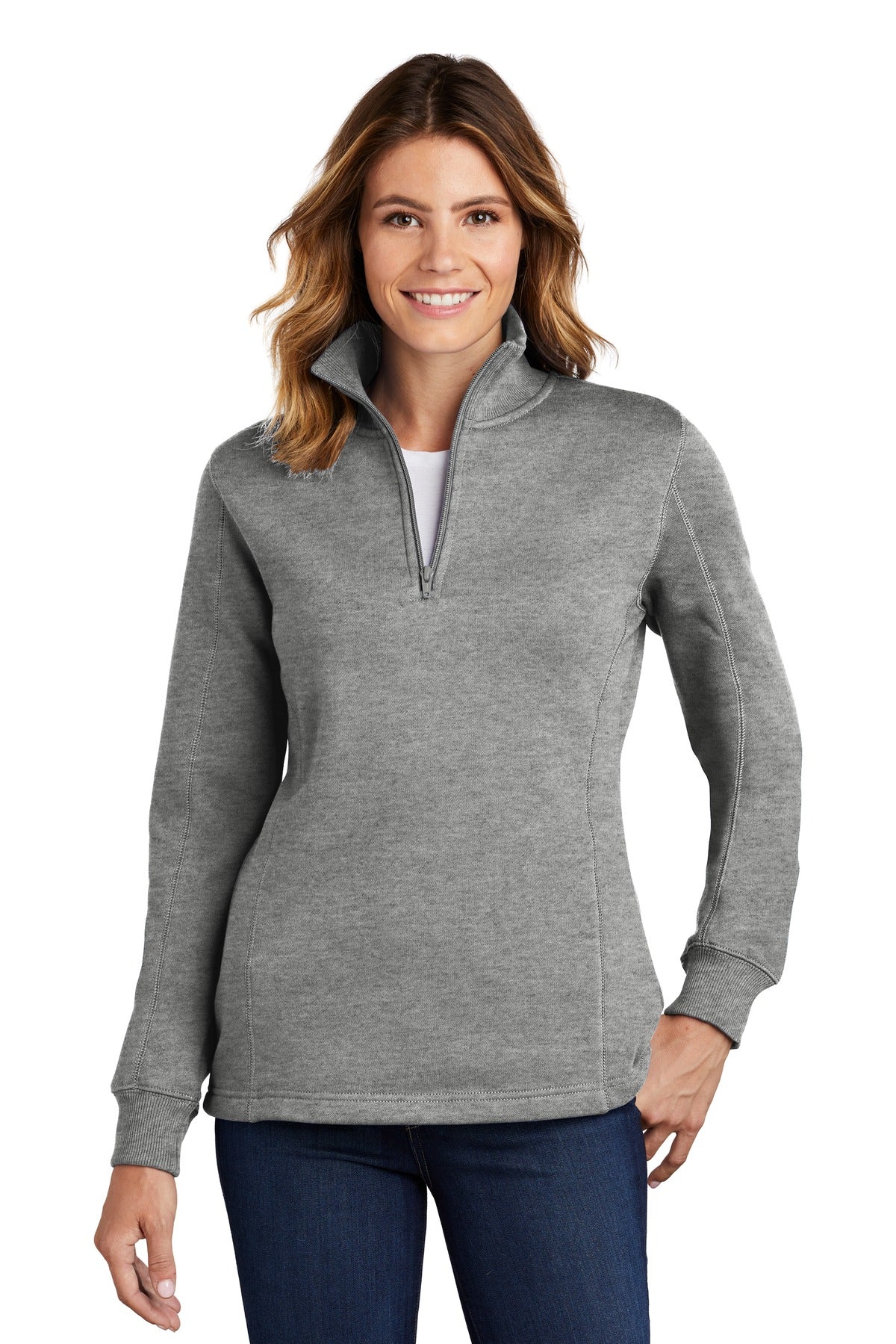 Custom Embroidered - Sport-Tek® Ladies 1/4-Zip Sweatshirt. LST253