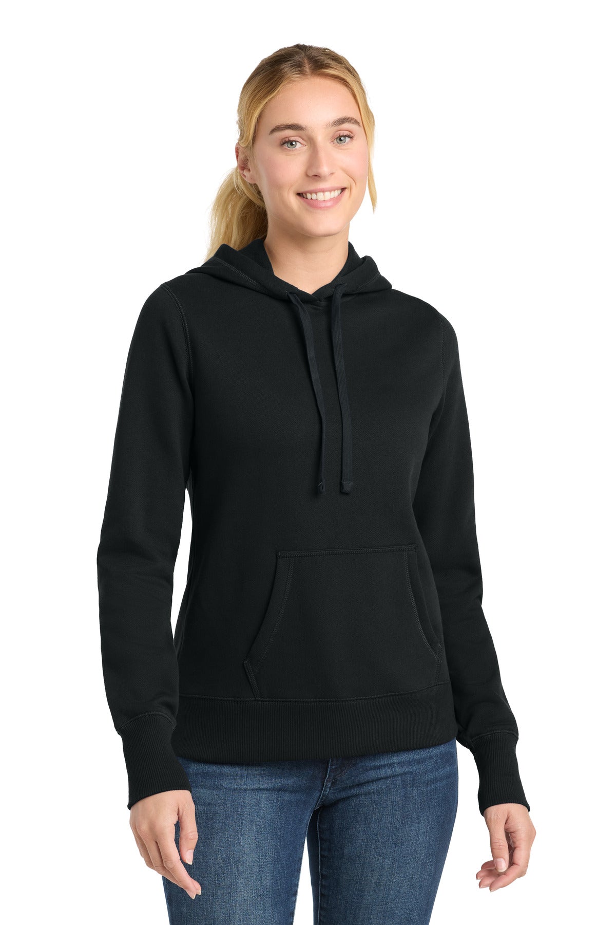 Custom Embroidered or DTF Print on Sport-Tek ®  Women's Pullover Hooded Sweatshirt. LST254