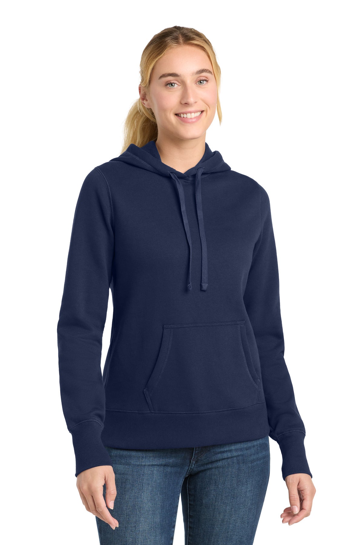Custom Embroidered or DTF Print on Sport-Tek ®  Women's Pullover Hooded Sweatshirt. LST254