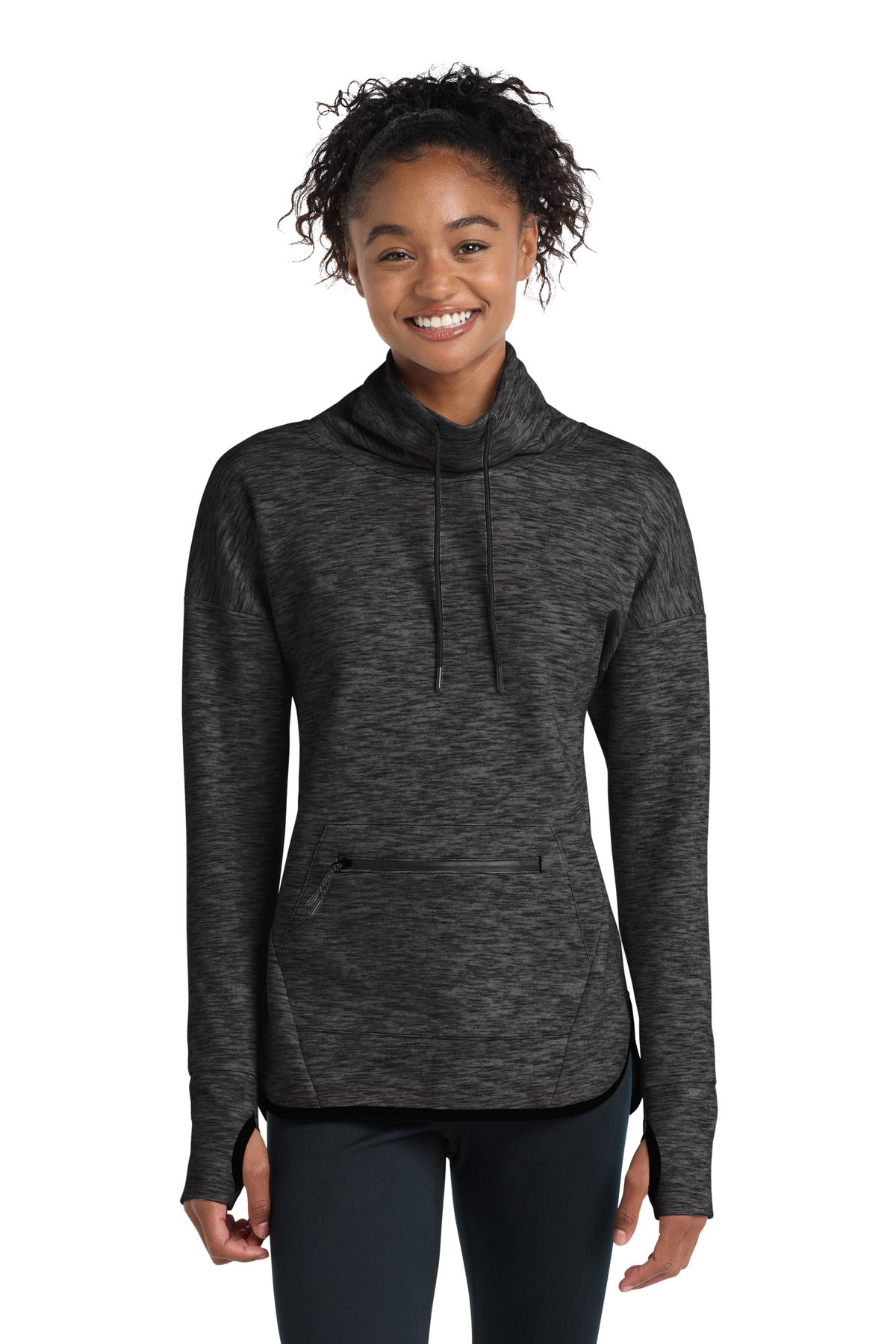 Custom Embroidery or DTF Print - Sport-Tek ®  Women's Triumph Cowl Neck Pullover LST280