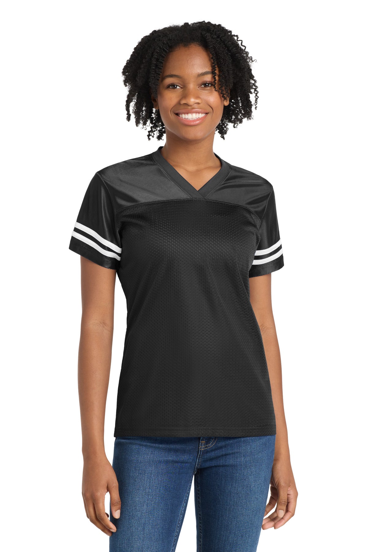 Custom Embroidery or DTF Print - Sport-Tek ®  Women's PosiCharge ®  Replica Jersey. LST307