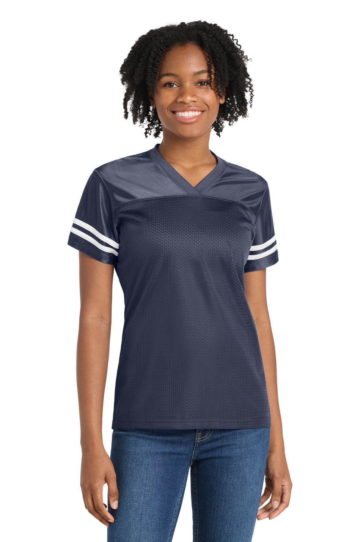 Custom Embroidery or DTF Print - Sport-Tek ®  Women's PosiCharge ®  Replica Jersey. LST307
