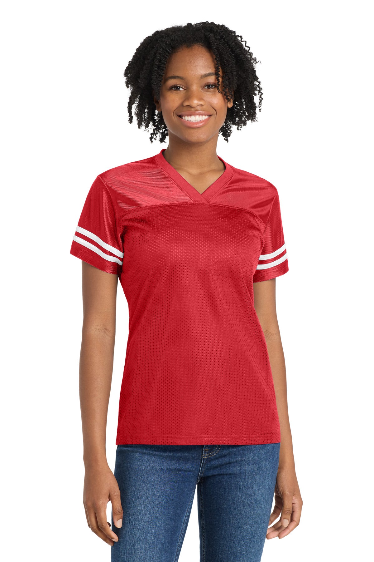 Custom Embroidery or DTF Print - Sport-Tek ®  Women's PosiCharge ®  Replica Jersey. LST307