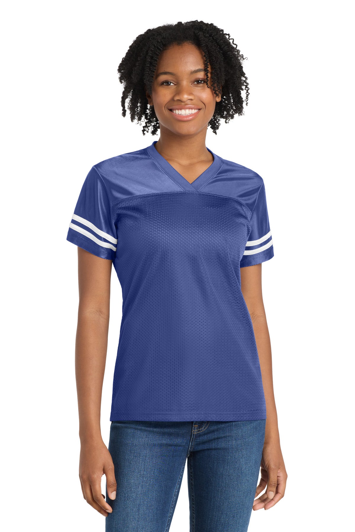 Custom Embroidery or DTF Print - Sport-Tek ®  Women's PosiCharge ®  Replica Jersey. LST307