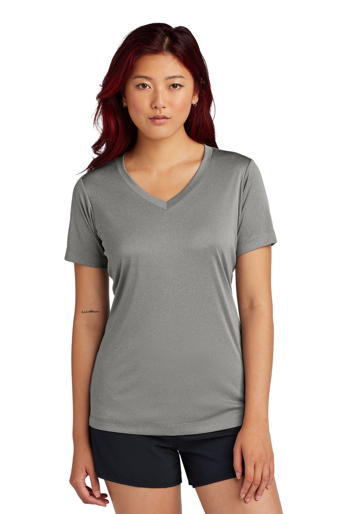 Custom Embroidered - Sport-Tek® Ladies PosiCharge® Competitor™ V-Neck Tee. LST353