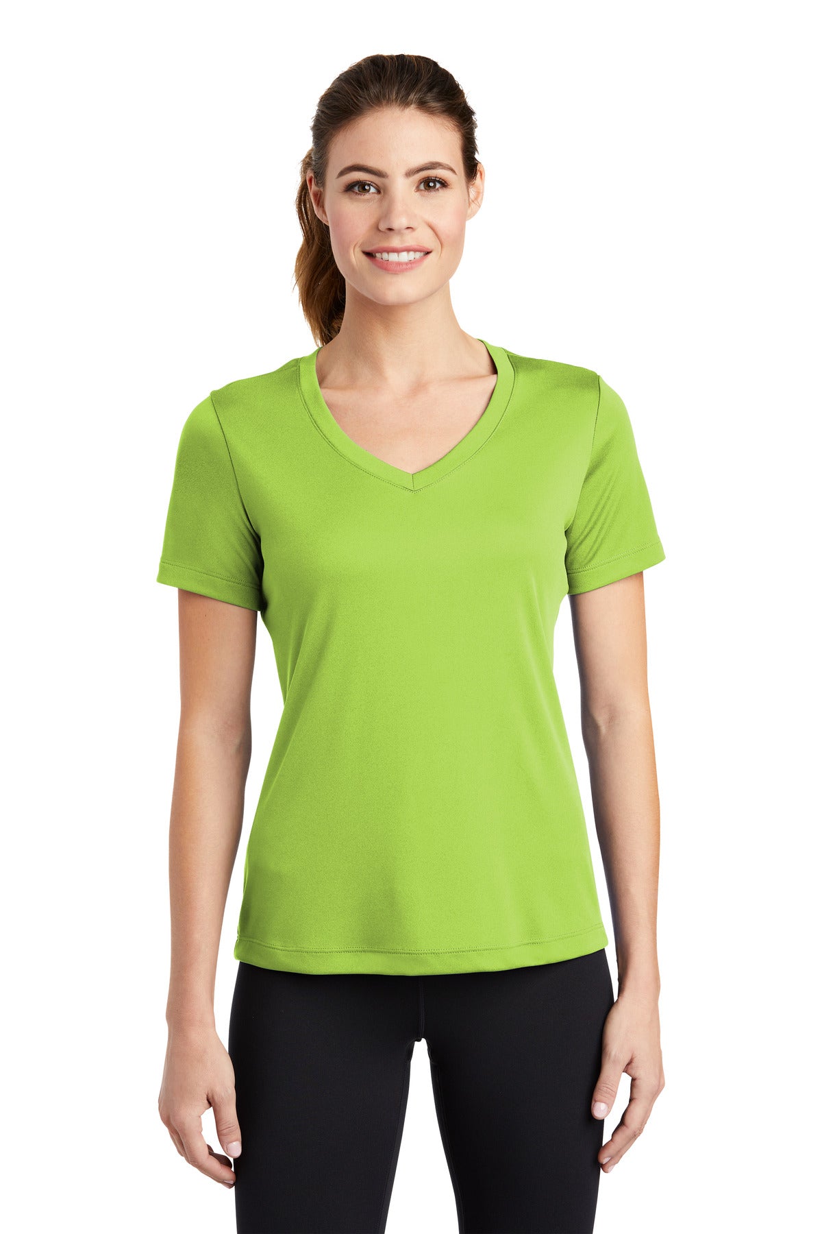 Custom Embroidered - Sport-Tek® Ladies PosiCharge® Competitor™ V-Neck Tee. LST353