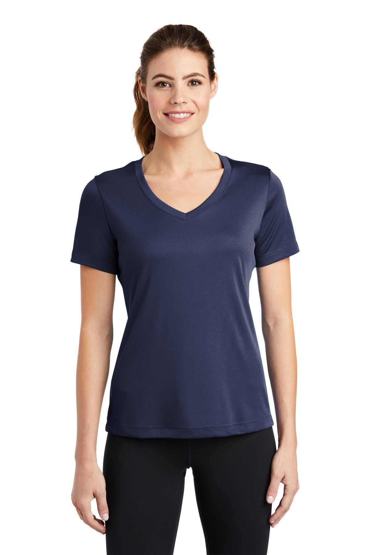 Custom Embroidered - Sport-Tek® Ladies PosiCharge® Competitor™ V-Neck Tee. LST353