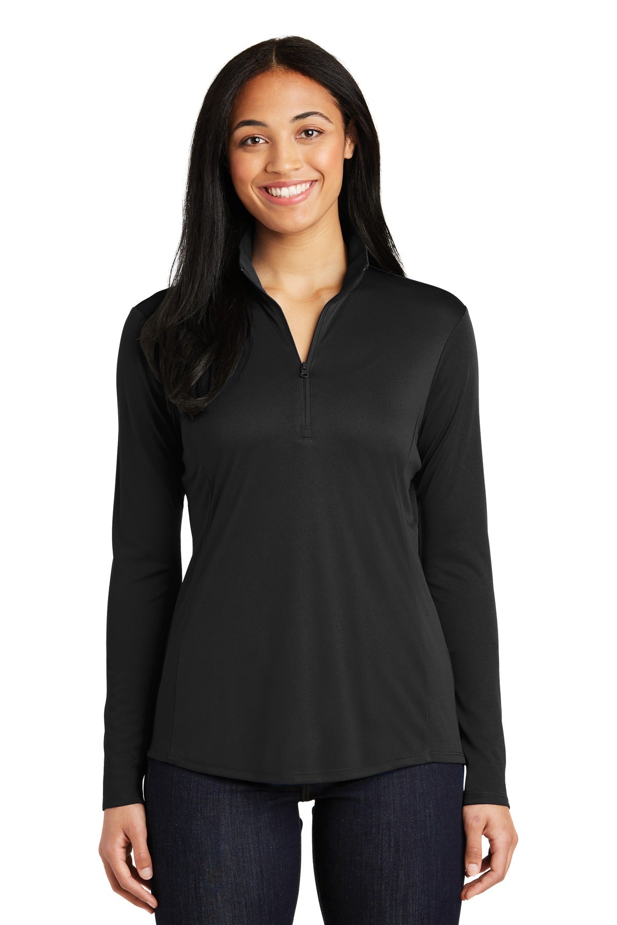 Custom Embroidered - Sport-Tek® Ladies PosiCharge® Competitor™ 1/4-Zip Pullover. LST357