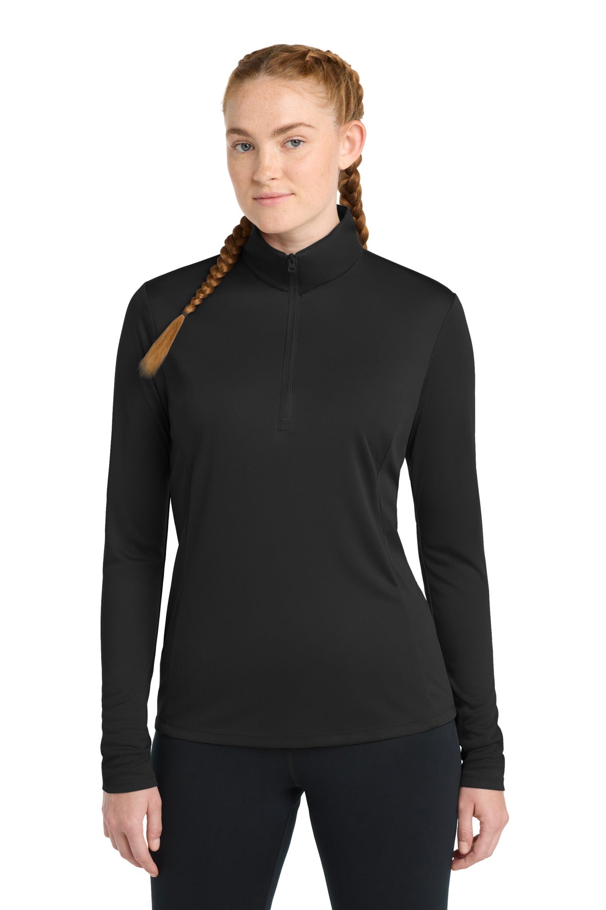 Custom Embroidery or DTF Print - Sport-Tek ®  Women's PosiCharge ®  Competitor ™  1/4-Zip Pullover. LST357