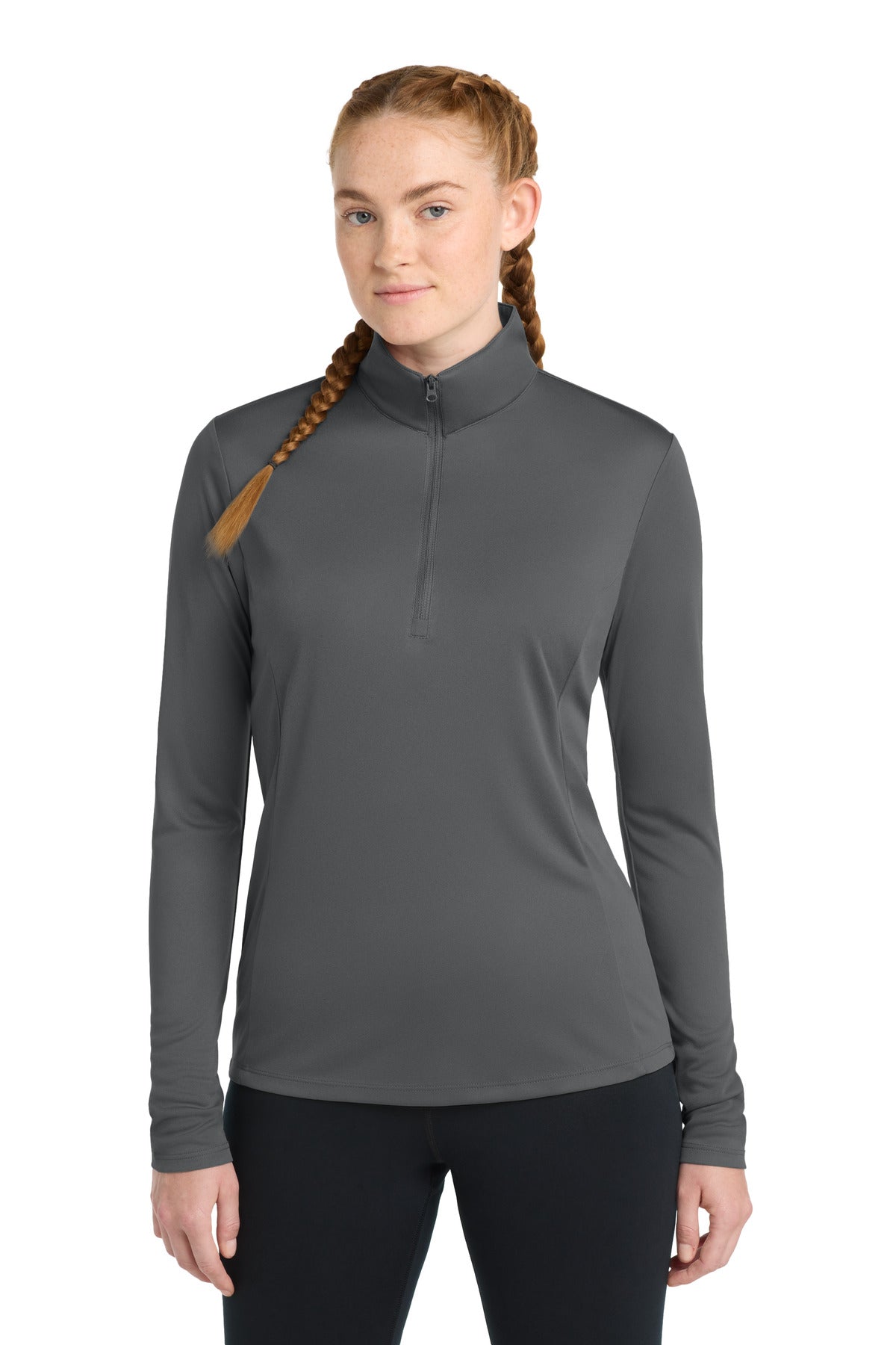 Custom Embroidery or DTF Print - Sport-Tek ®  Women's PosiCharge ®  Competitor ™  1/4-Zip Pullover. LST357