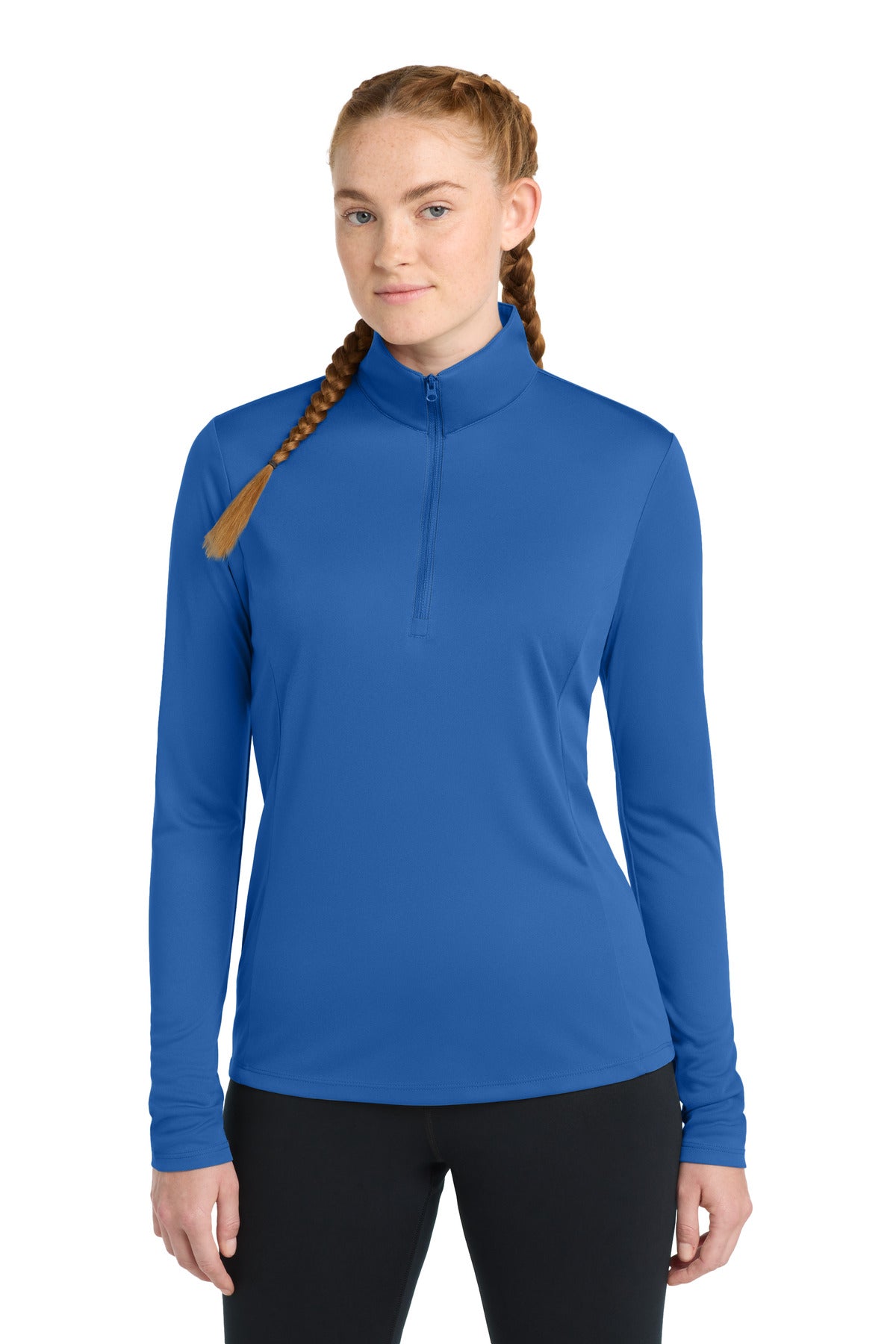 Custom Embroidery or DTF Print - Sport-Tek ®  Women's PosiCharge ®  Competitor ™  1/4-Zip Pullover. LST357