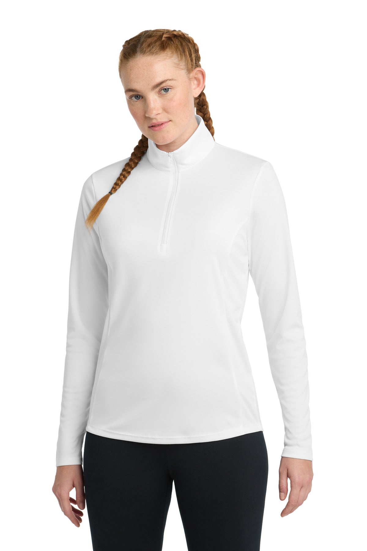 Custom Embroidery or DTF Print - Sport-Tek ®  Women's PosiCharge ®  Competitor ™  1/4-Zip Pullover. LST357