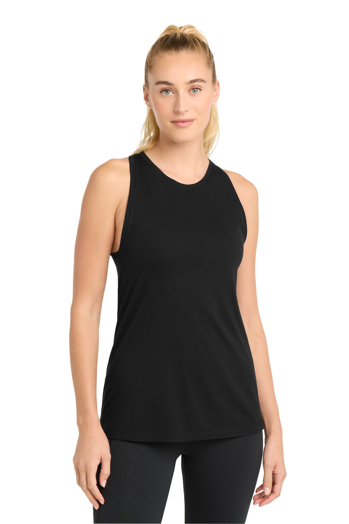 Custom Embroidery or DTF Print - Sport-Tek  ®  Women's PosiCharge  ®  Tri-Blend Wicking Tank. LST402