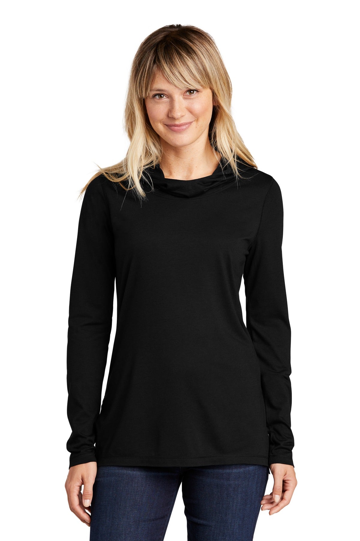 Custom Embroidered - Sport-Tek ® Ladies PosiCharge ® Tri-Blend Wicking Long Sleeve Hoodie LST406