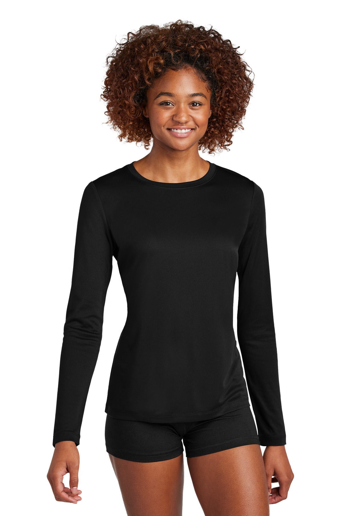 Custom Embroidery or DTF Print - Sport-Tek ®  Women's Posi-UV ®  Pro Long Sleeve LST420LS