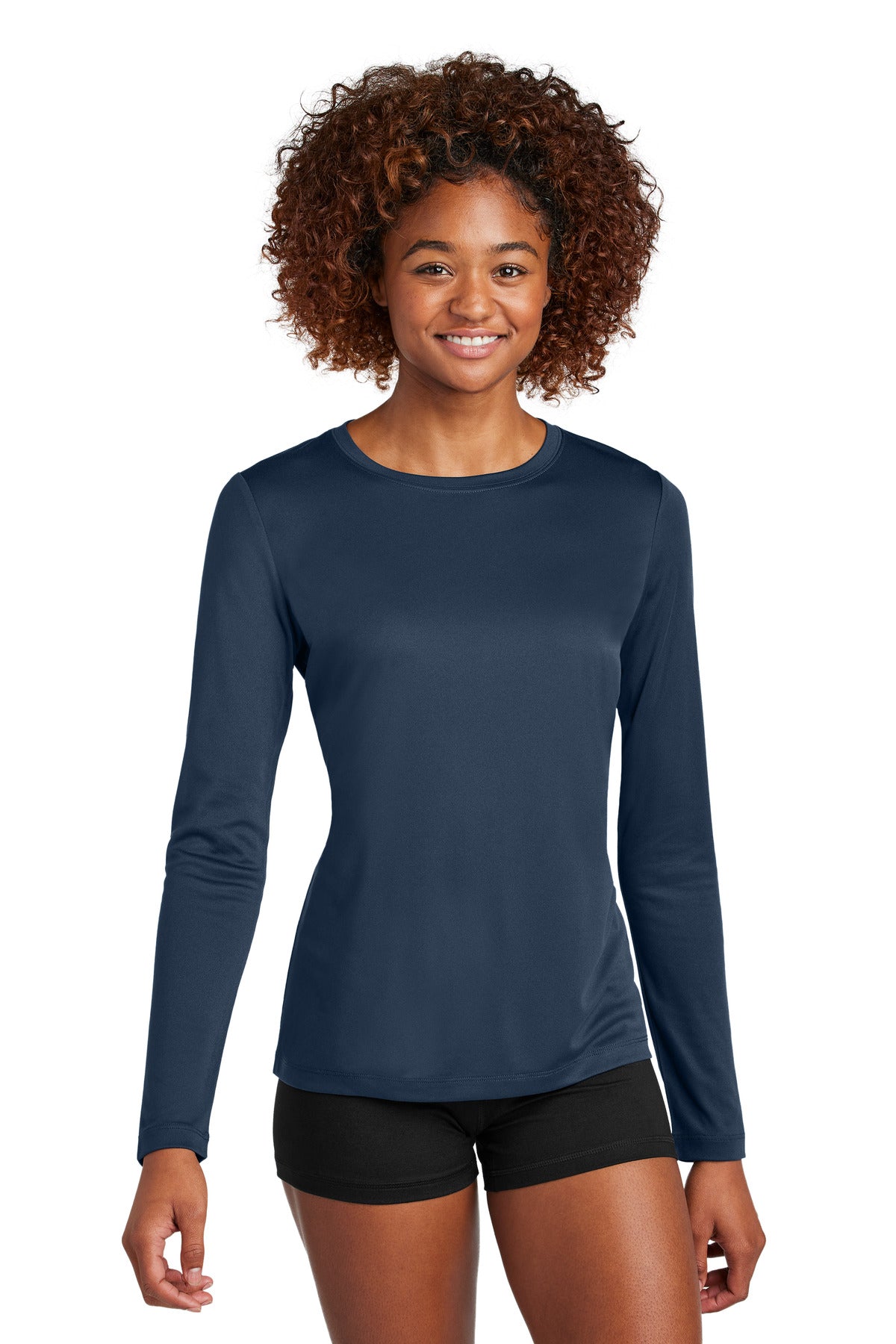 Custom Embroidery or DTF Print - Sport-Tek ®  Women's Posi-UV ®  Pro Long Sleeve LST420LS