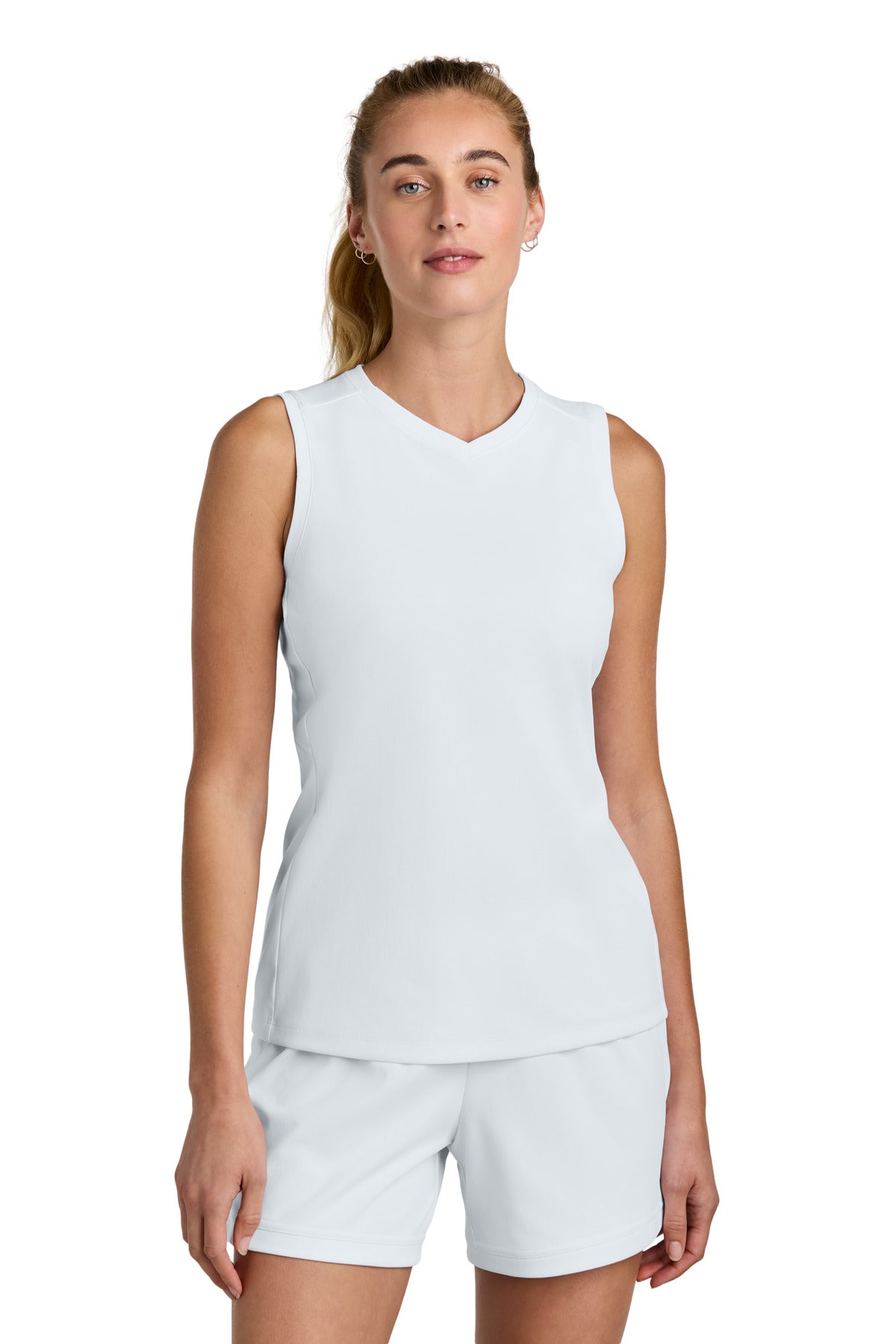 Custom Embroidery or DTF Print - Sport-Tek ®  Women's Club Sleeveless V-Neck LST441