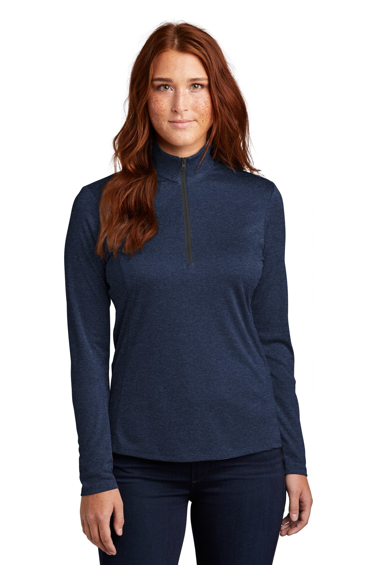 Custom Embroidered - Sport-Tek ® Ladies Endeavor 1/2-Zip Pullover. LST469