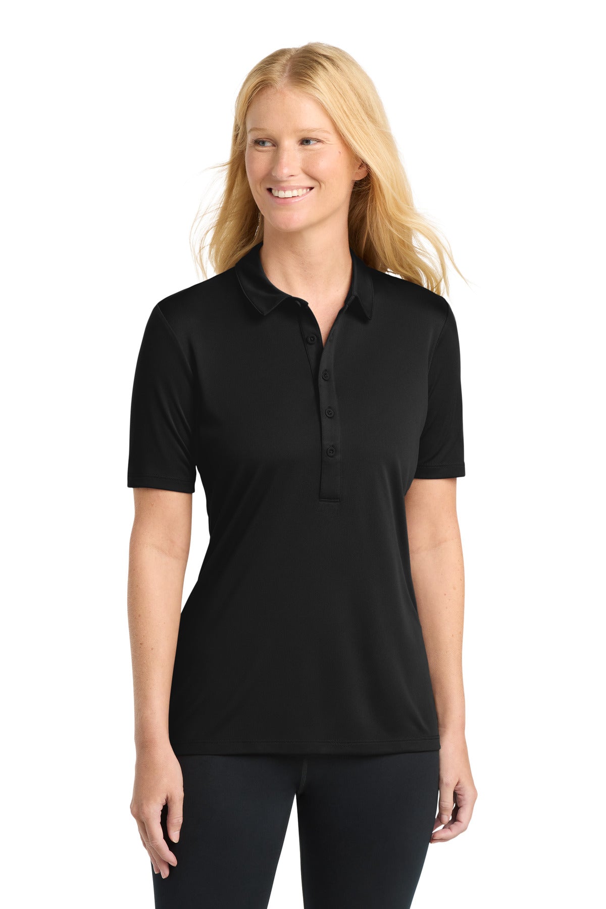 Custom Embroidery or DTF Print - Sport-Tek ®  Women's Posi-UV  ®  Pro Polo.  LST520