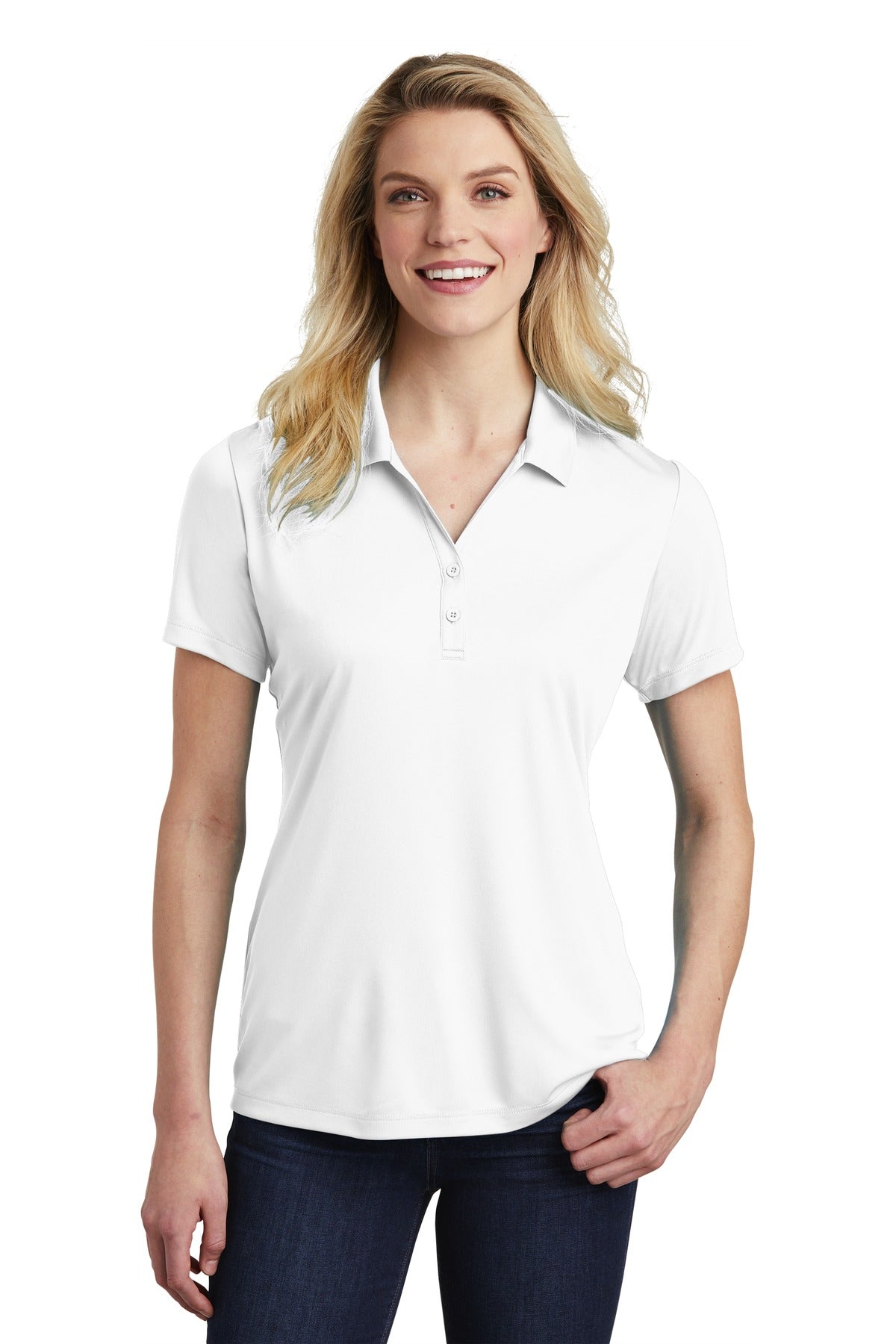 Custom Embroidered - Sport-Tek ® Ladies PosiCharge ® Competitor ™ Polo. LST550