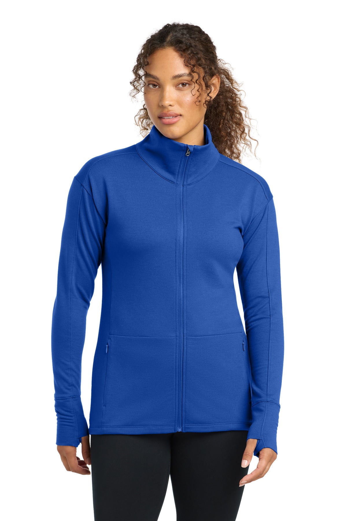 Custom Embroidered or DTF Print on Sport-Tek ®  Women's Sport-Wick ®  Flex Fleece Full-Zip. LST560