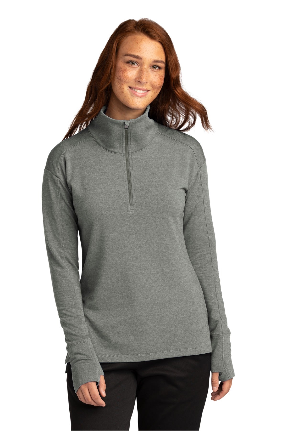 Custom Embroidered - Sport-Tek® Ladies Sport-Wick® Flex Fleece 1/4-Zip. LST561