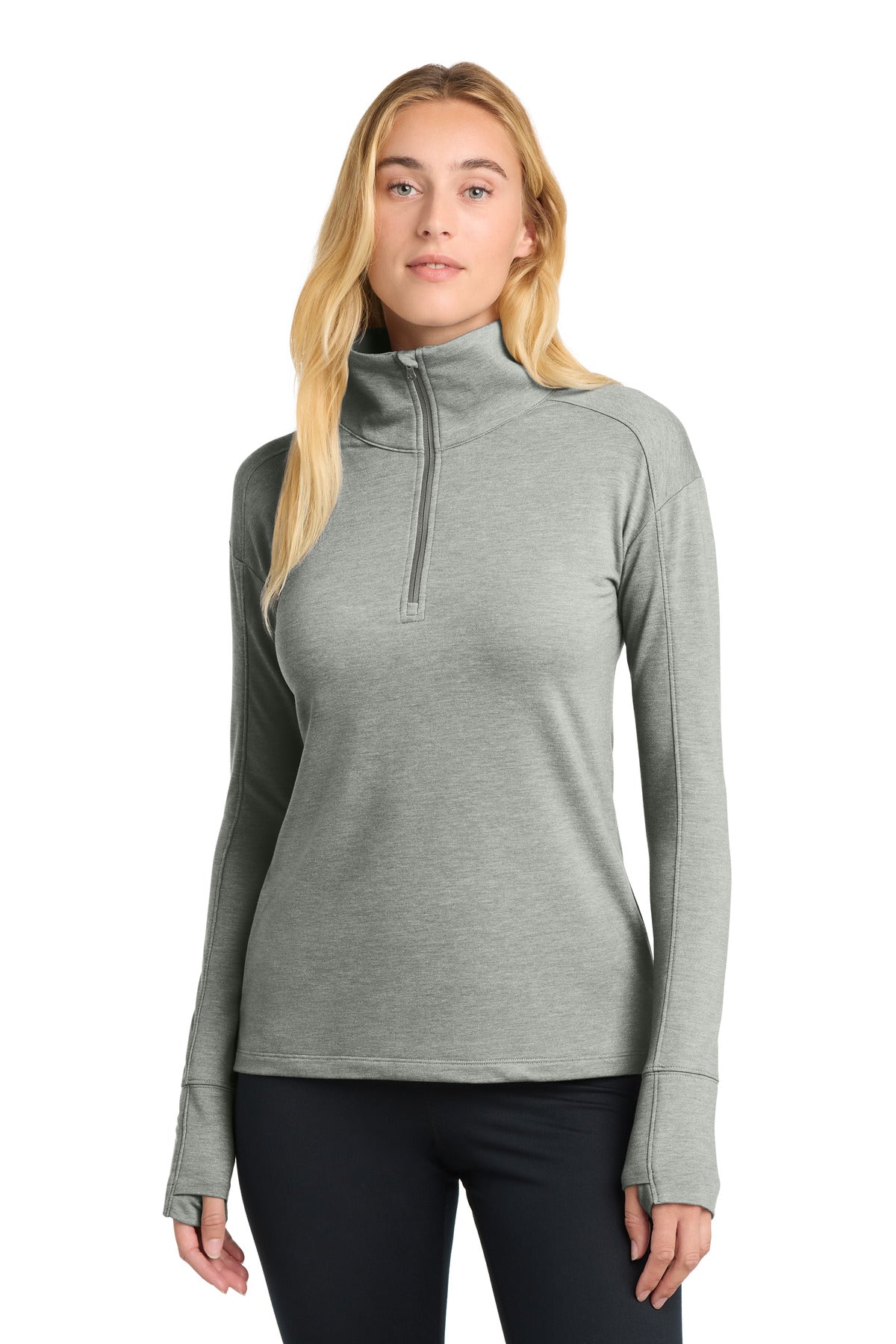 Custom Embroidered or DTF Print on Sport-Tek ®  Women's Sport-Wick ®  Flex Fleece 1/4-Zip. LST561