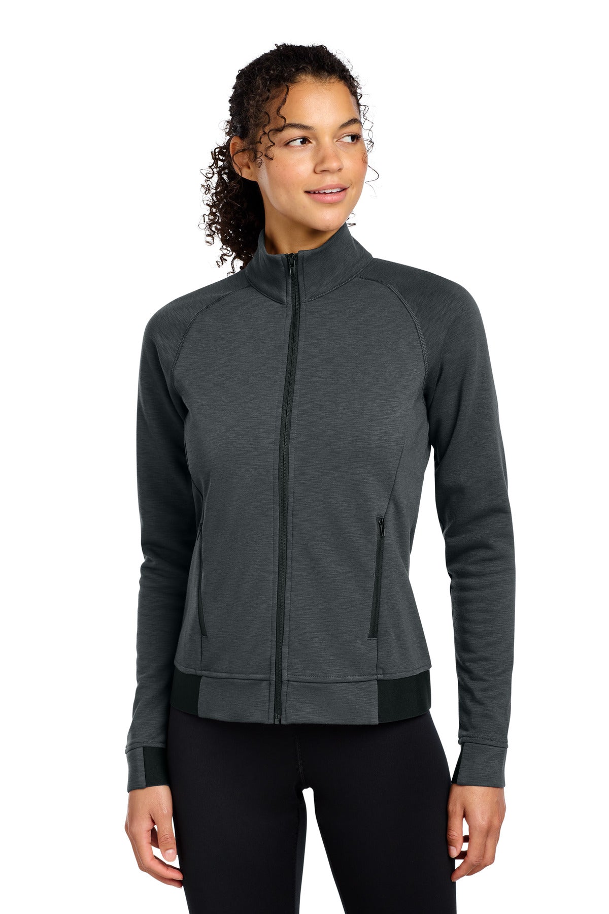 Custom Embroidery or DTF Print - Sport-Tek ®  Women's PosiCharge ®  Strive Full-Zip LST570