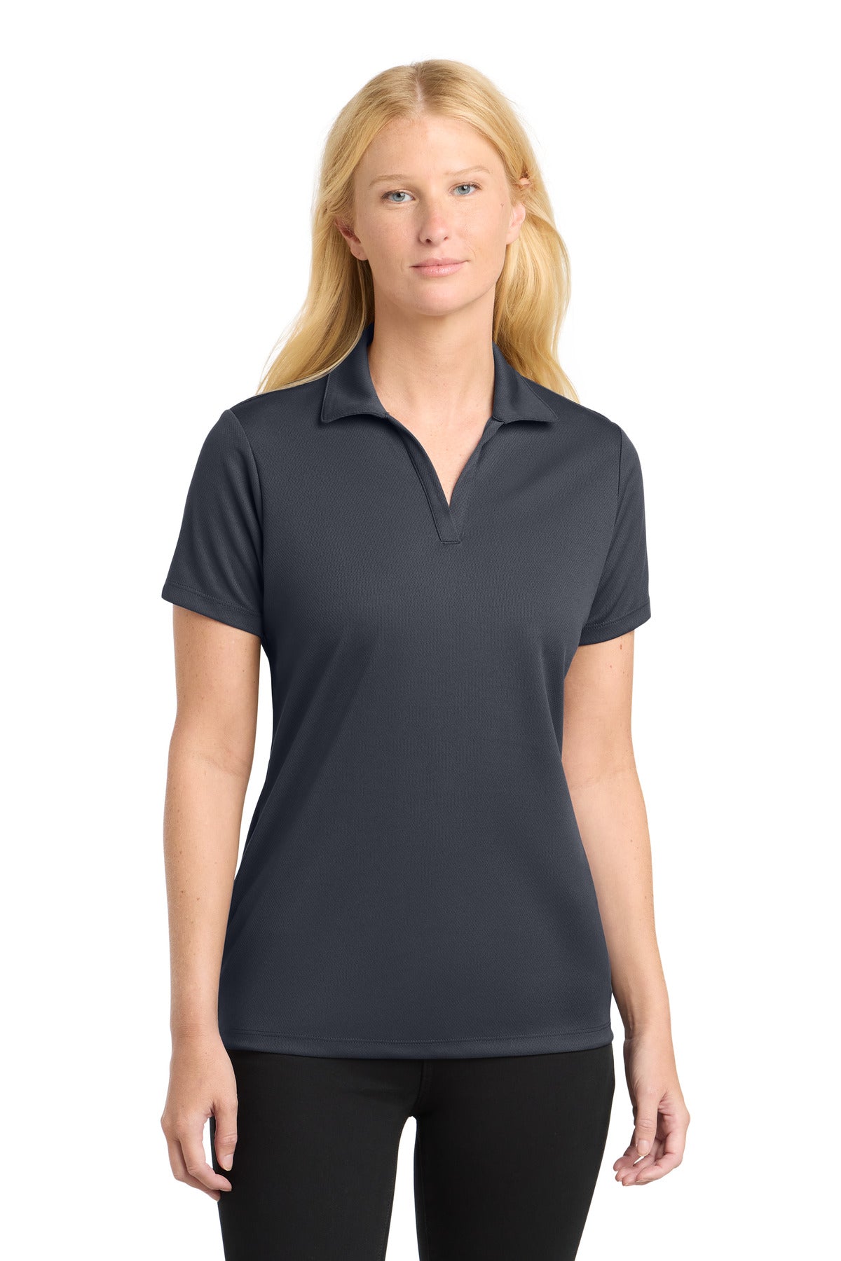 Custom Embroidery or DTF Print - Sport-Tek ®  Women's PosiCharge ®  RacerMesh ®  Polo. LST640
